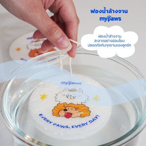 ฟองน้ำล้างจานสัตว์เลี้ยง