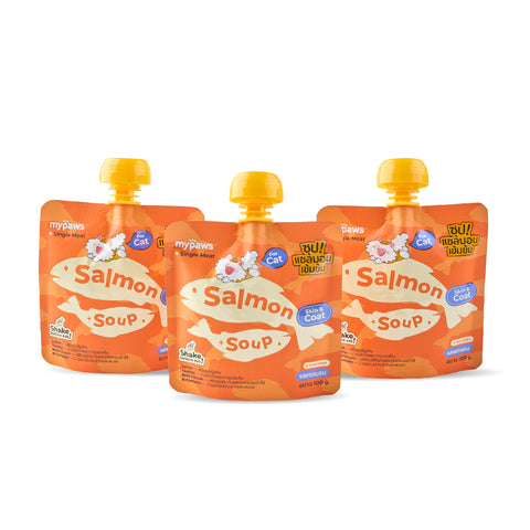 ซุปสำหรับสัตว์เลี้ยง รสแซลมอน
