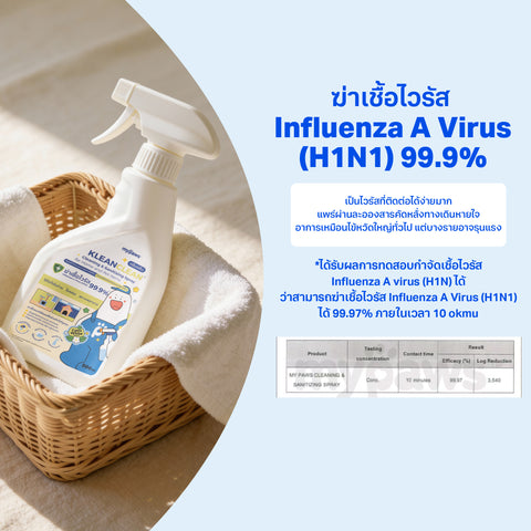 สเปรย์ทำความสะอาดและฆ่าเชื้อโรค 500ml