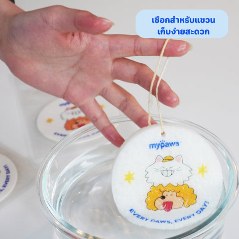 ฟองน้ำล้างจานสัตว์เลี้ยง