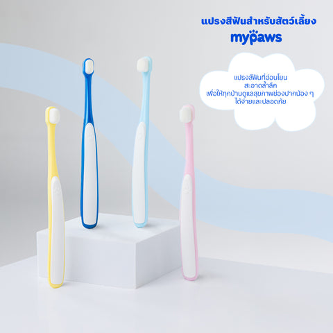 แปรงสีฟันสำหรับสัตว์เลี้ยง ขนาดกลาง