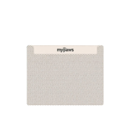 แผ่นดักทรายแมวสีครีม 45x60cm