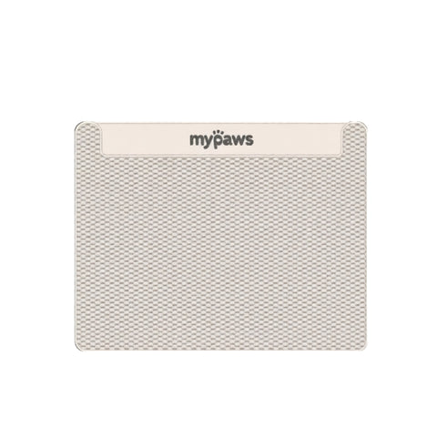 แผ่นดักทรายแมวสีครีม 45x60cm