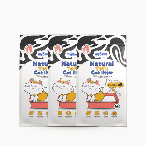 ทรายแมวเต้าหู้ 6ลิตร Chacoal