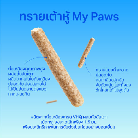 ทรายแมวเต้าหู้ 6ลิตร Original