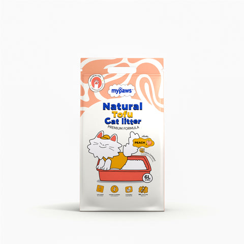 ทรายแมวเต้าหู้ 6ลิตร Chacoal