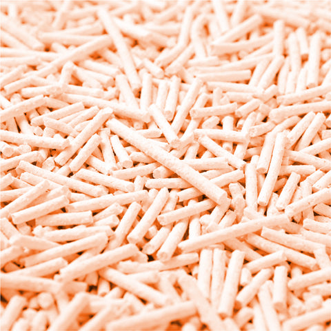 ทรายแมวเต้าหู้ 6ลิตร Peach