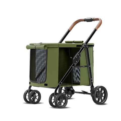 รถเข็นสัตว์เลี้ยง รุ่น Semi-Truck สีดำ