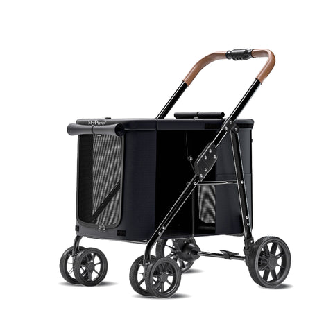 รถเข็นสัตว์เลี้ยง รุ่น Semi-Truck สีดำ